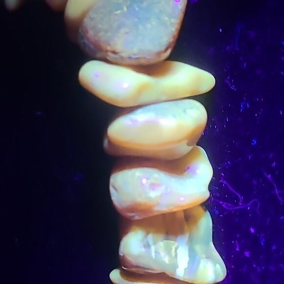 Natural Raw Baltic Amber Chip Necklace 44.7g 26" Butterscotch Cognac Beads - Picture 10 of 15